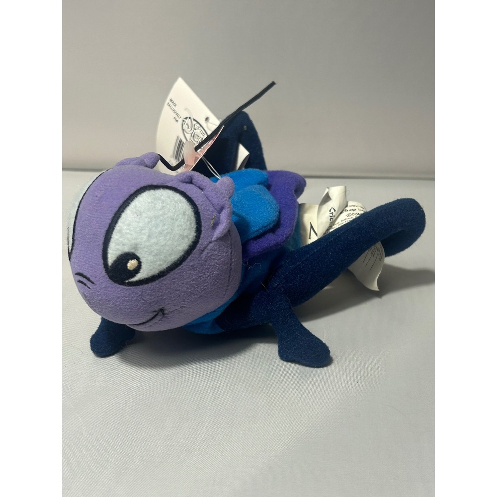 Disney Mulan Cri-Kee Lucky Cricket Plush Bean Bag Toy The Disney Store NWT Vtg